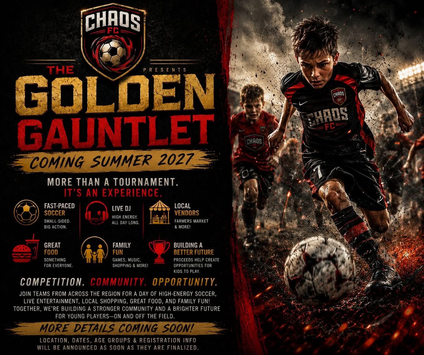 The Golden Gauntlet flyer